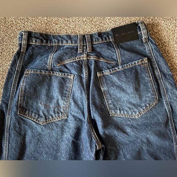 We The Free Good Luck Mid-Rise Barrel Jeans 
(Deep End)
*Brand New Never Worn* - Picture 4 of 7